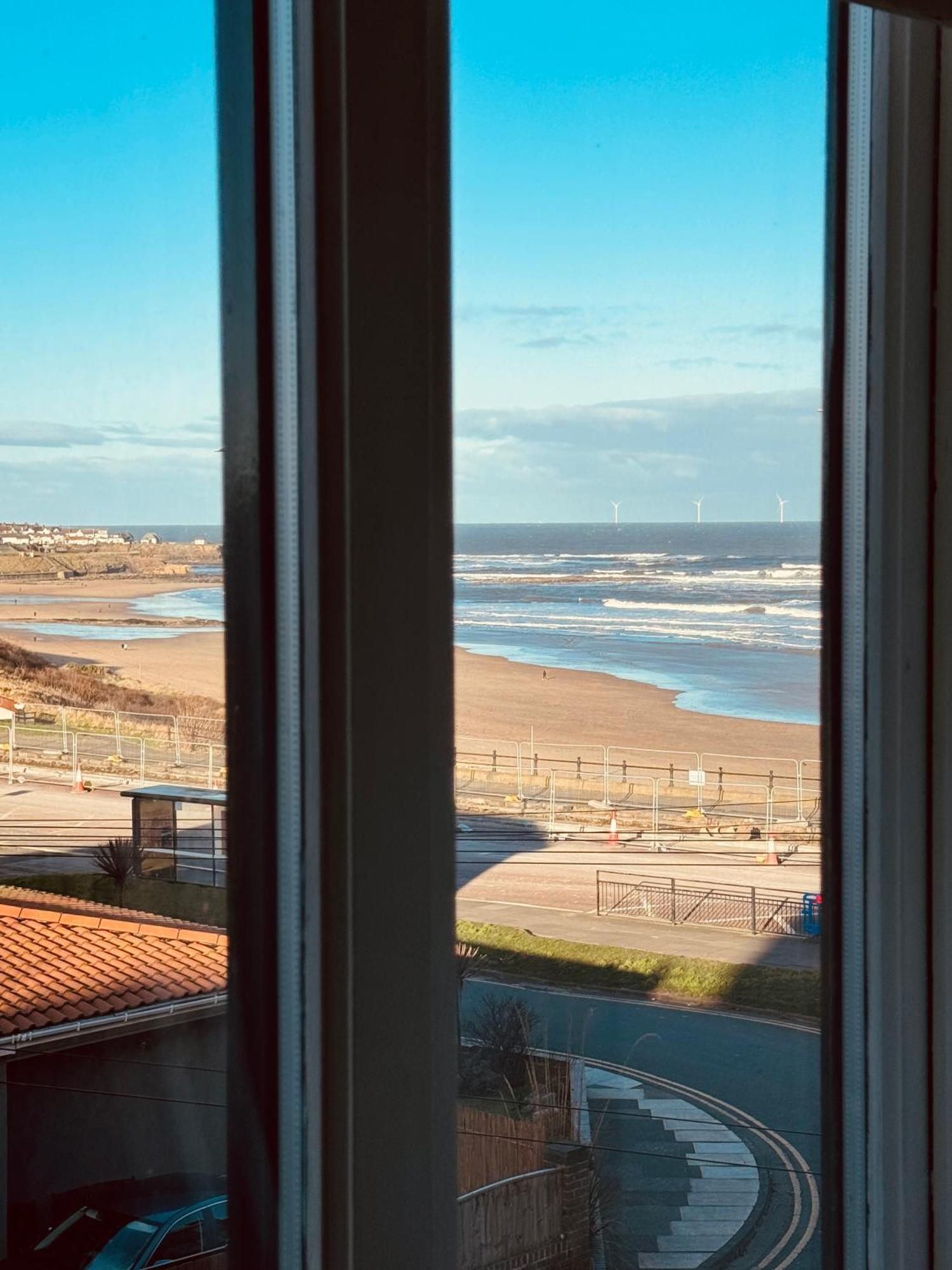 Longsands Beach Apartment 3 Tynemouth Free Onsite Parking Exterior foto