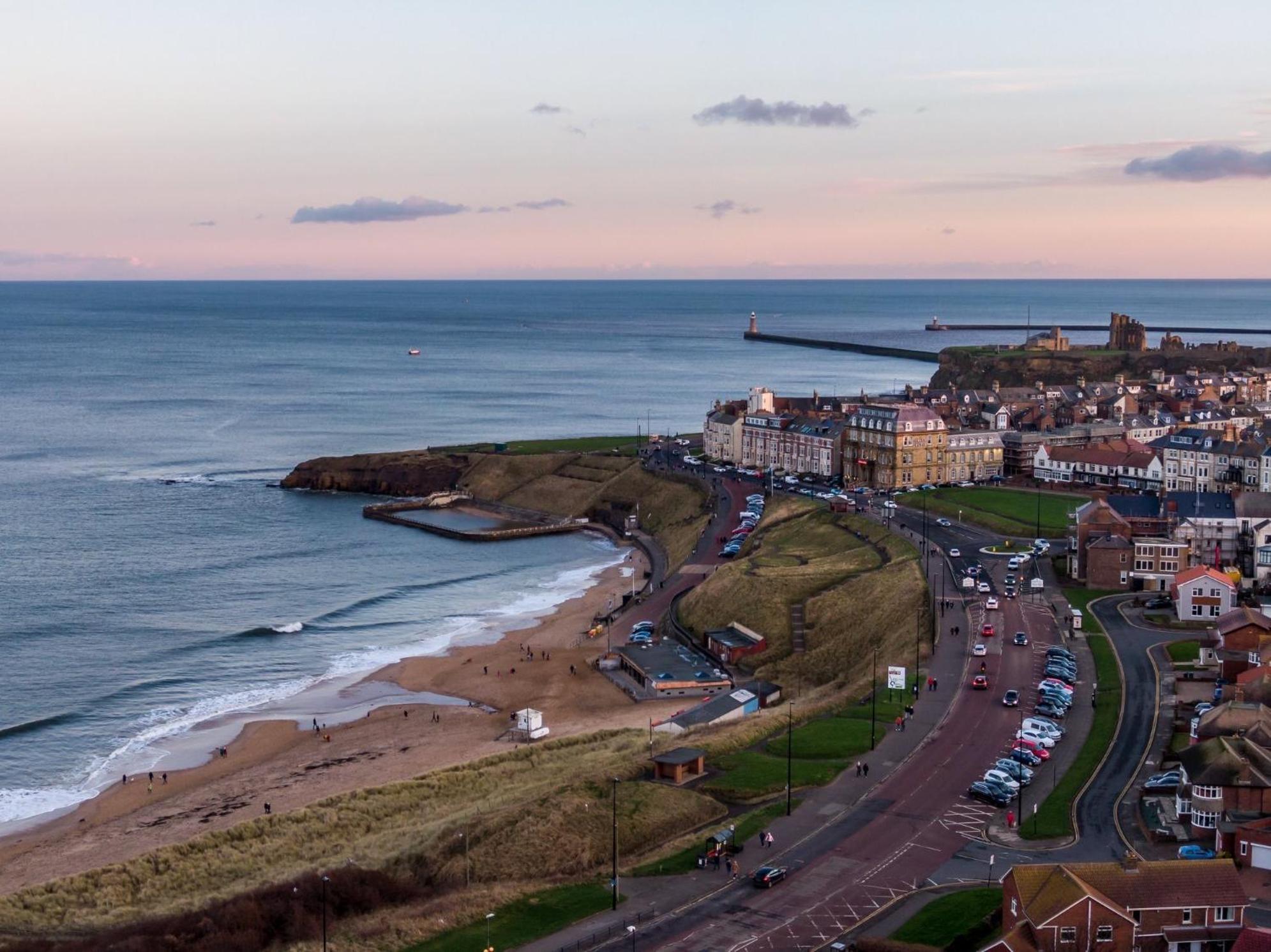 Longsands Beach Apartment 3 Tynemouth Free Onsite Parking Exterior foto